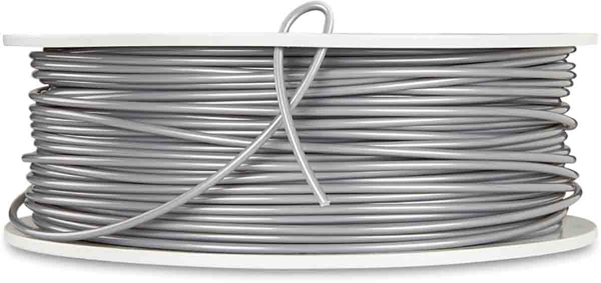 55329 Verbatim 2.85 mm Silver PLA 3D Printer Filament, 1 kg