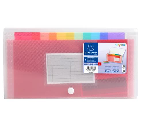 Exacompta Multicolour File 7 H30 mm  x W140mm  x D30 mm