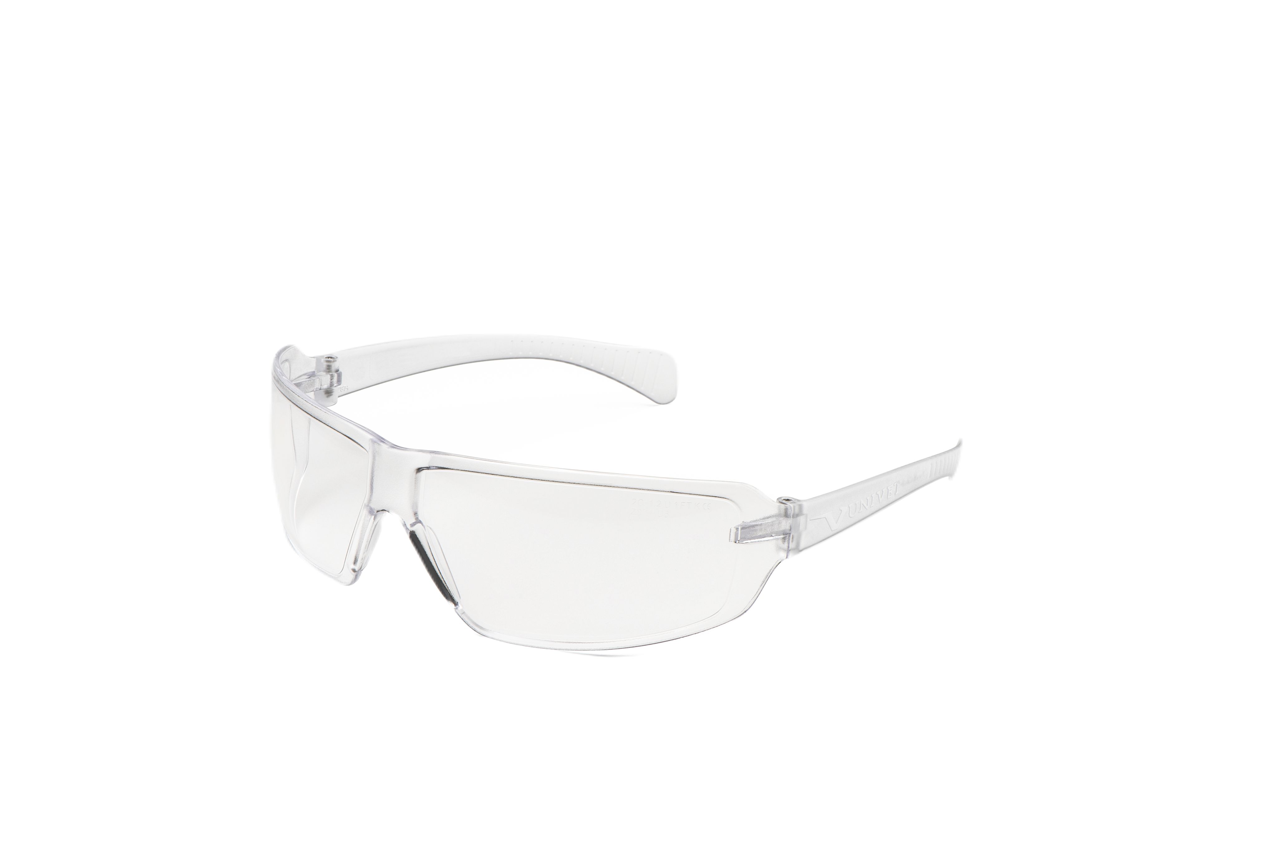 Univet 553Z BCB Safety Glasses, Impact Resistant, Clear Polycarbonate Lens, Polycarbonate