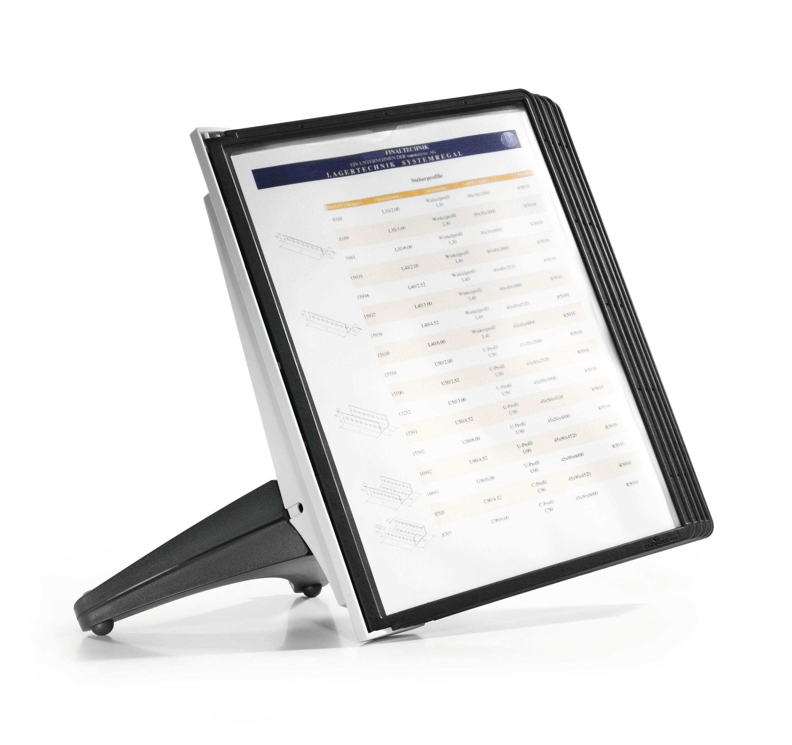 Durable Black Document Stand Document Holder