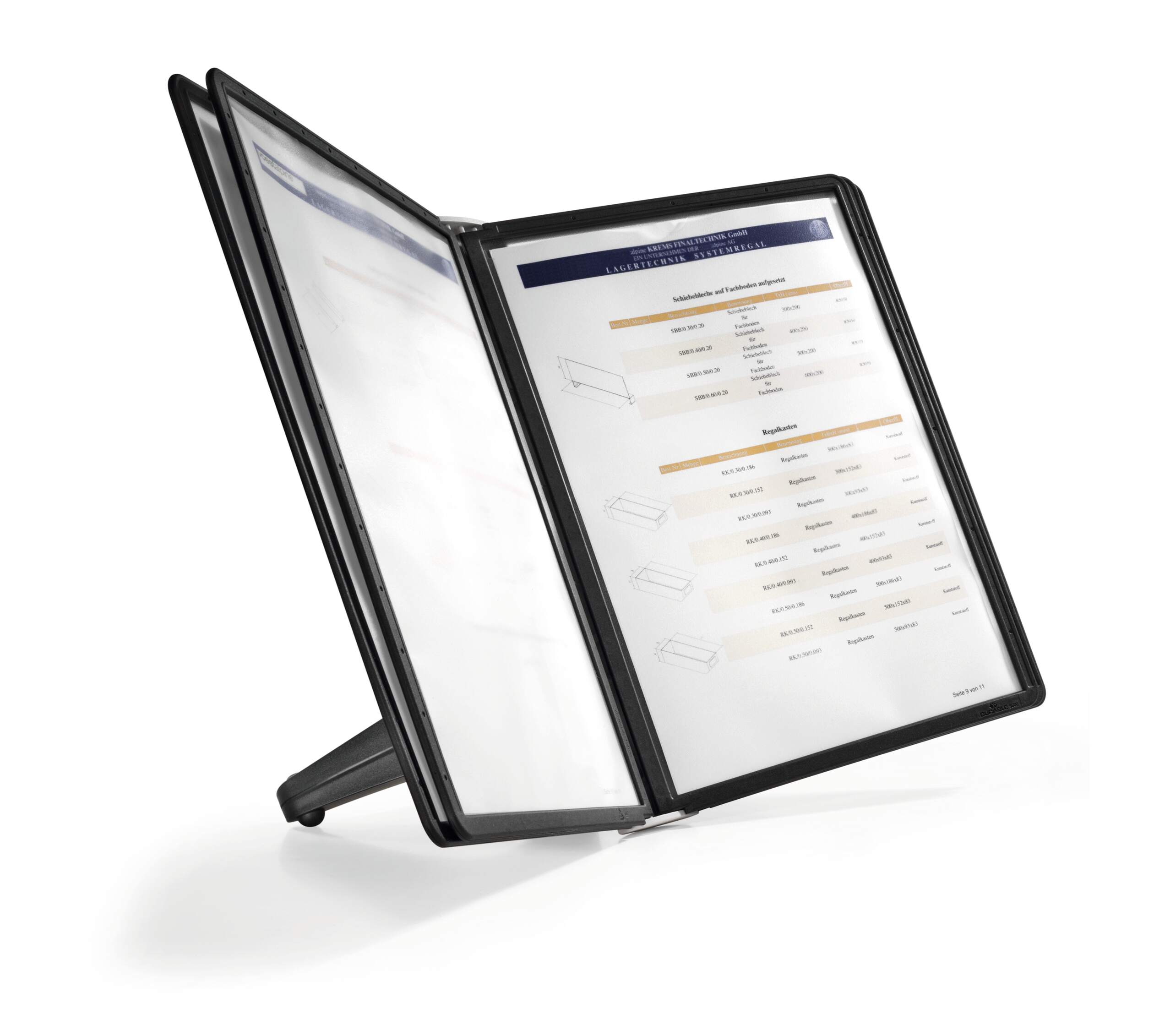 5540-01 Durable Black Document Stand Document Holder