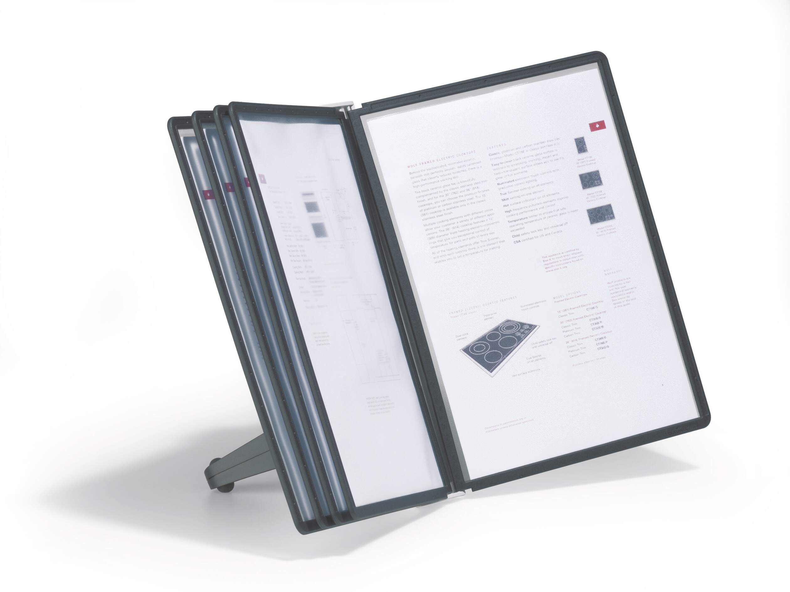 5540-01 Durable Black Document Stand Document Holder