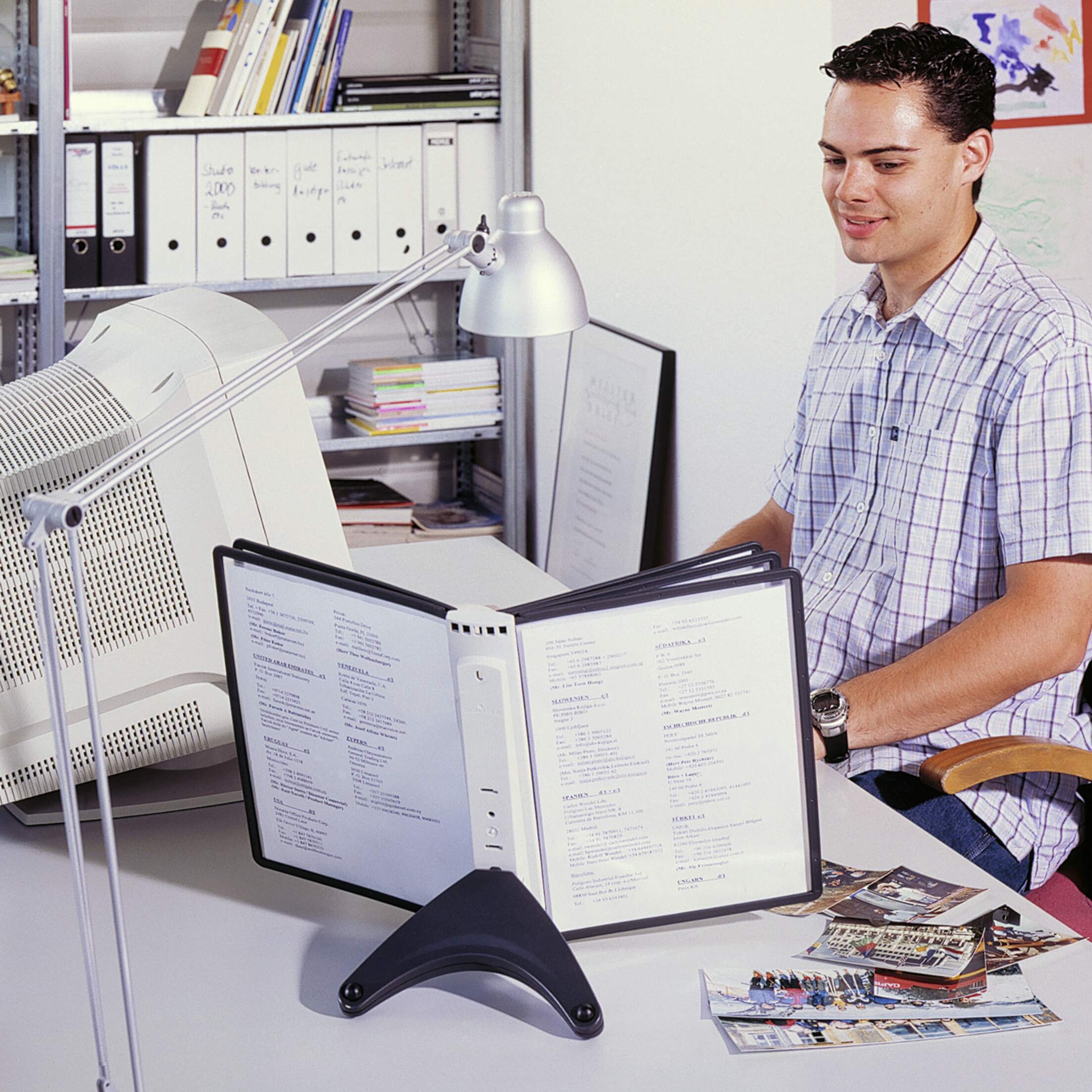 5540-01 Durable Black Document Stand Document Holder