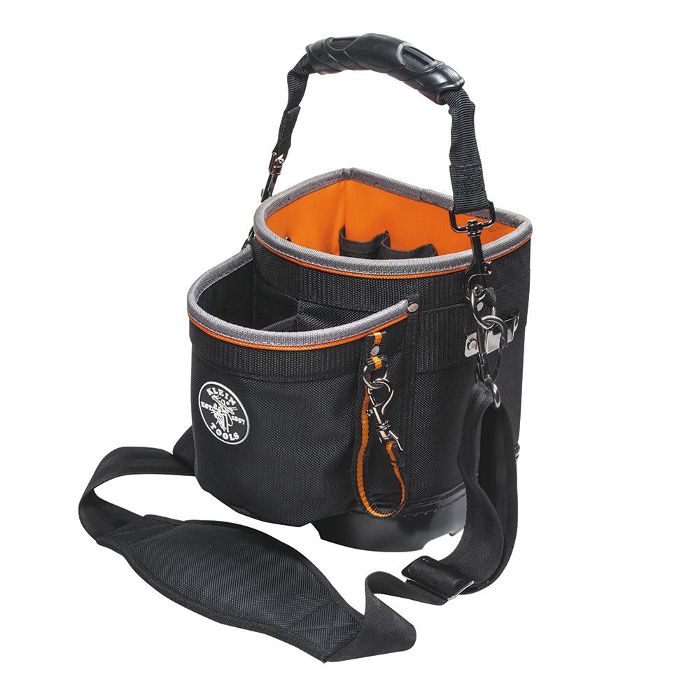 Klein Tools 1680D Ballistic Weave Organiser with Shoulder Strap 203 mm x 127mm x 254 mm