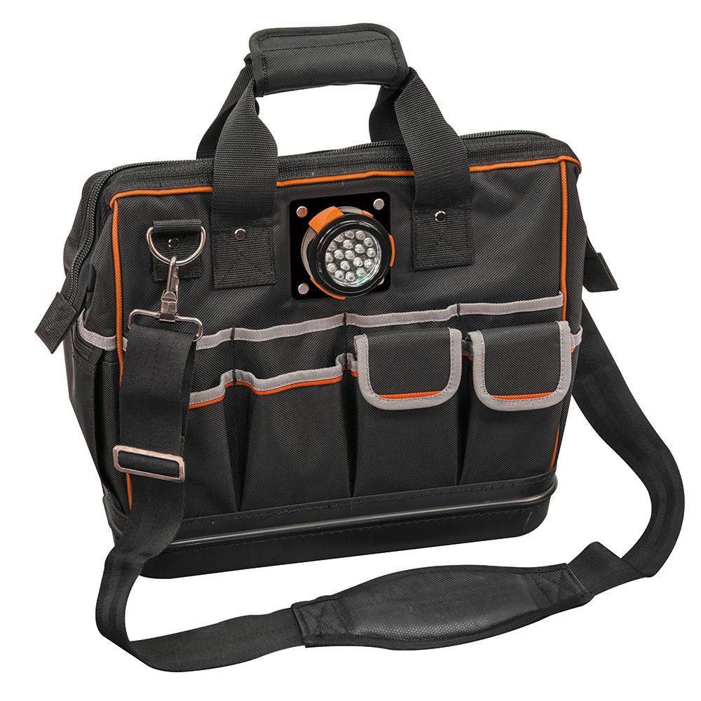 Klein Tools 1680D Ballistic Weave Tool Bag with Shoulder Strap 387 mm x 203mm x 356 mm