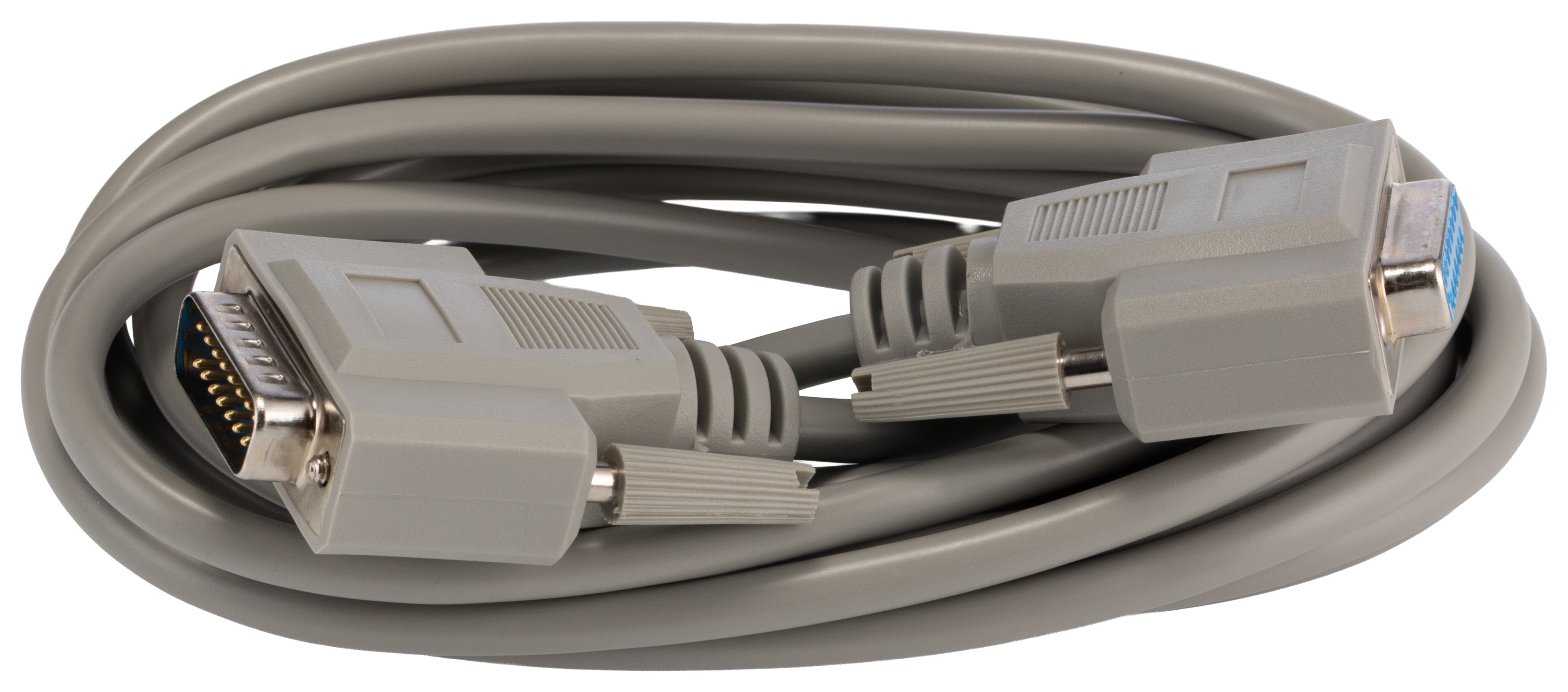 RS PRO Male D-Sub 15-Pin to Female DB15 Serial Cable, 3 m