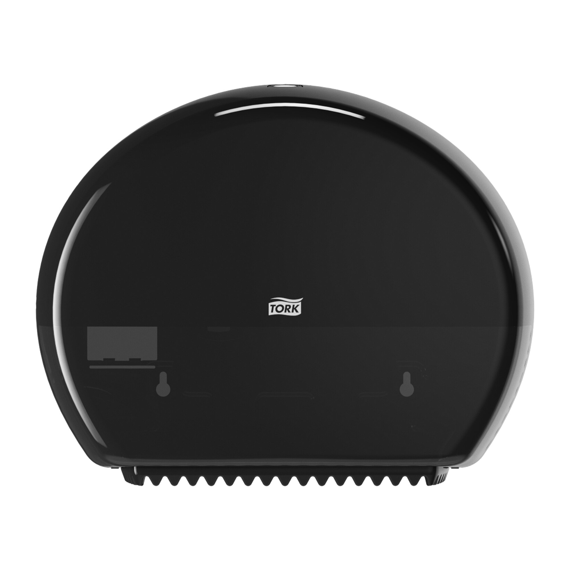 Tork Black Plastic Toilet Roll Dispenser, 132 mm x 275 mm x 345mm