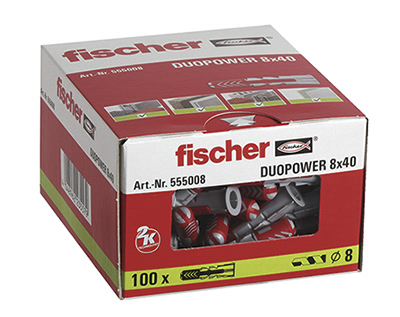 Fischer Fixings Nylon Screw Anchor 40 mm