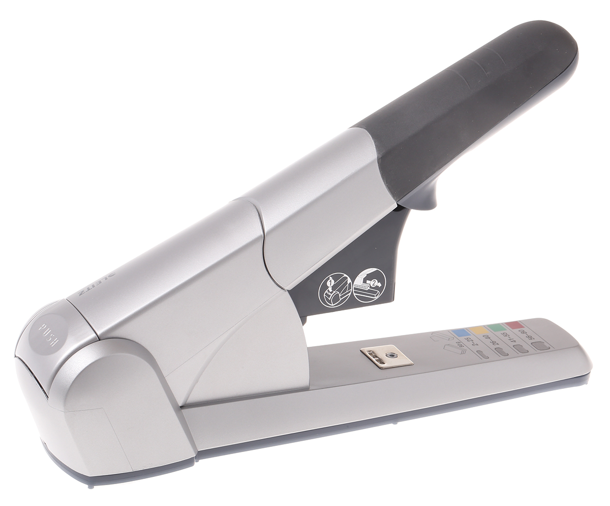 55510084 Leitz 5551 Full Strip Stapler, 80 Sheet Capacity, K10, K12, K6, K8 Staple Size