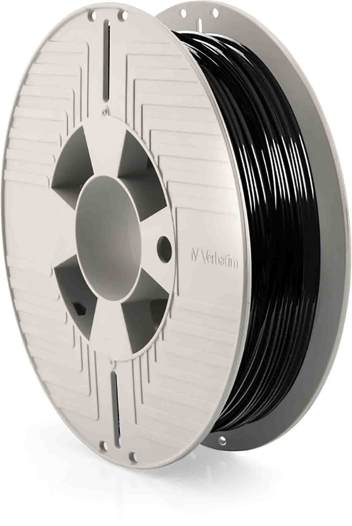 55513 Verbatim 2.85 mm Black Thermoplastic Elastomer 3D Printer Filament, 500 g