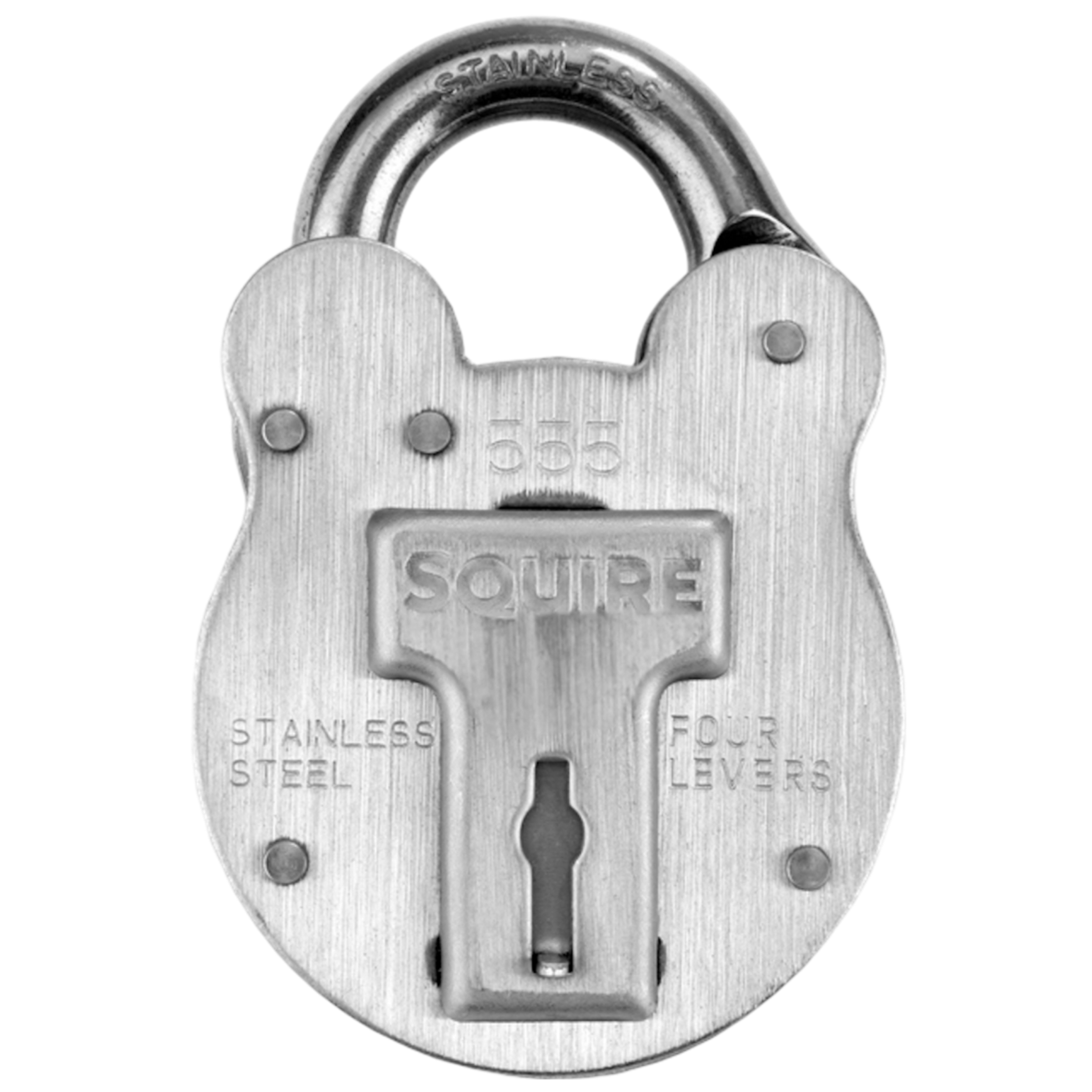 Squire Padlock Steel Padlock Weatherproof, 8 mm Shackle, 51 mm Body