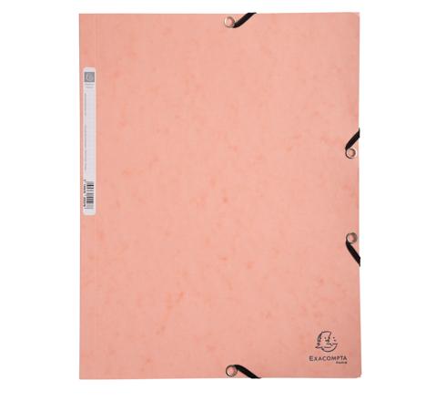 Exacompta Coral Mottled Pressboard Folder