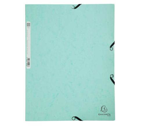 Exacompta Green Mottled Pressboard Folder
