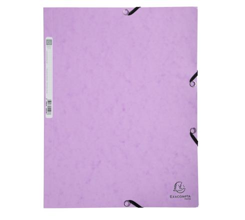 Exacompta Mauve Mottled Pressboard Folder