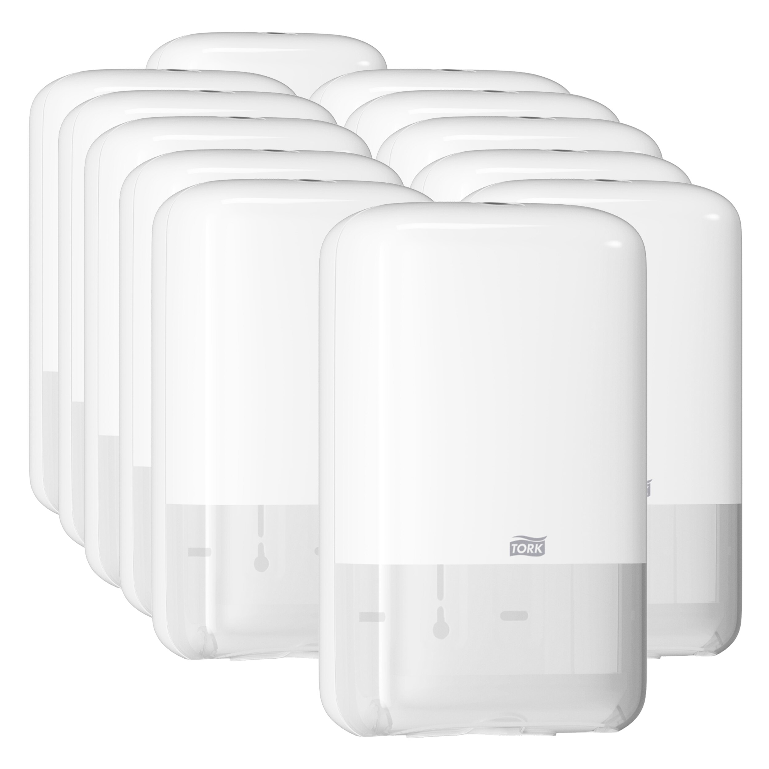 Tork White Plastic Toilet Paper Dispenser, 128 mm x 271 mm x 159mm