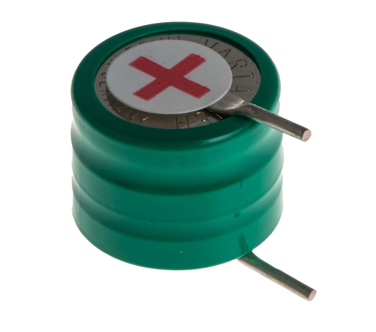 Varta 3.6 V Nickel Metal Hydride Button Rechargeable Battery, 16 mAh