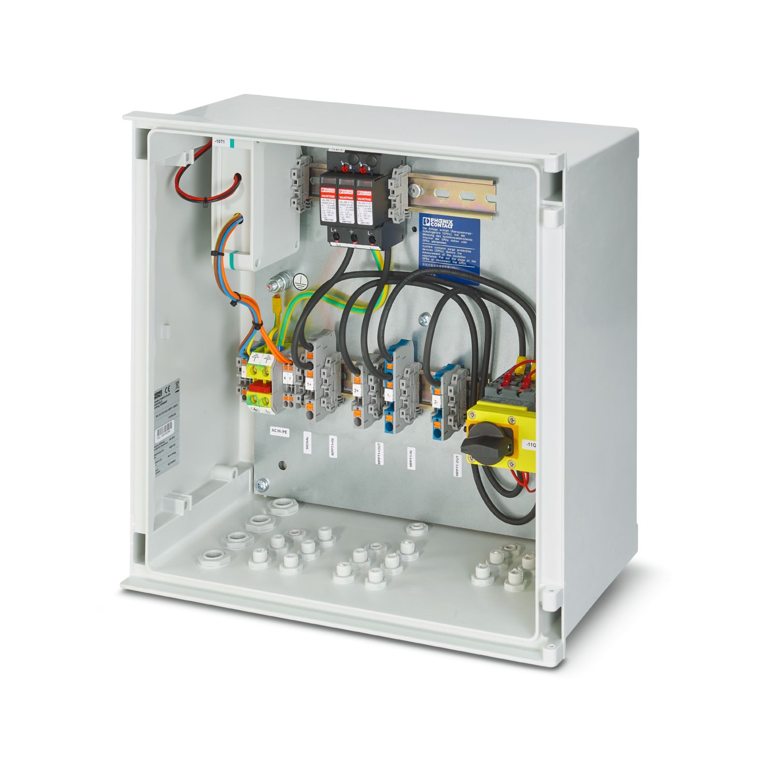 Phoenix Contact Surge Protector, 40A, 1000V dc, Wall Mount Mount