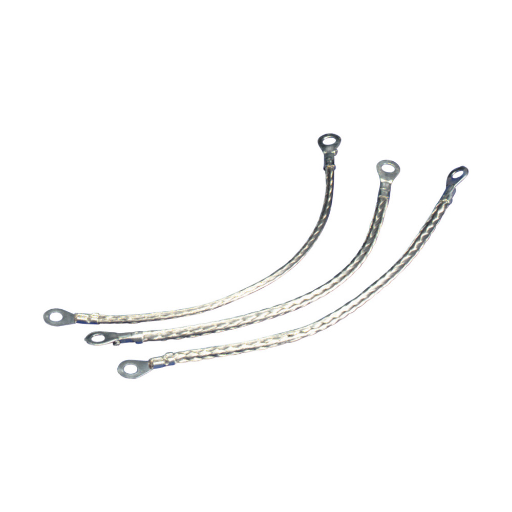 nVent ERIFLEX Braided Wire, 6 mm² CSA 6.5 mm Stud Size, 200 mm, Copper RoHS
