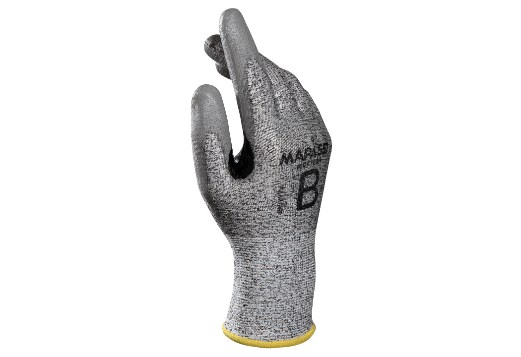 Mapa KRYTECH 557 Grey High Performance Polyethylene Work Gloves, Size 10, Polyurethane Coating