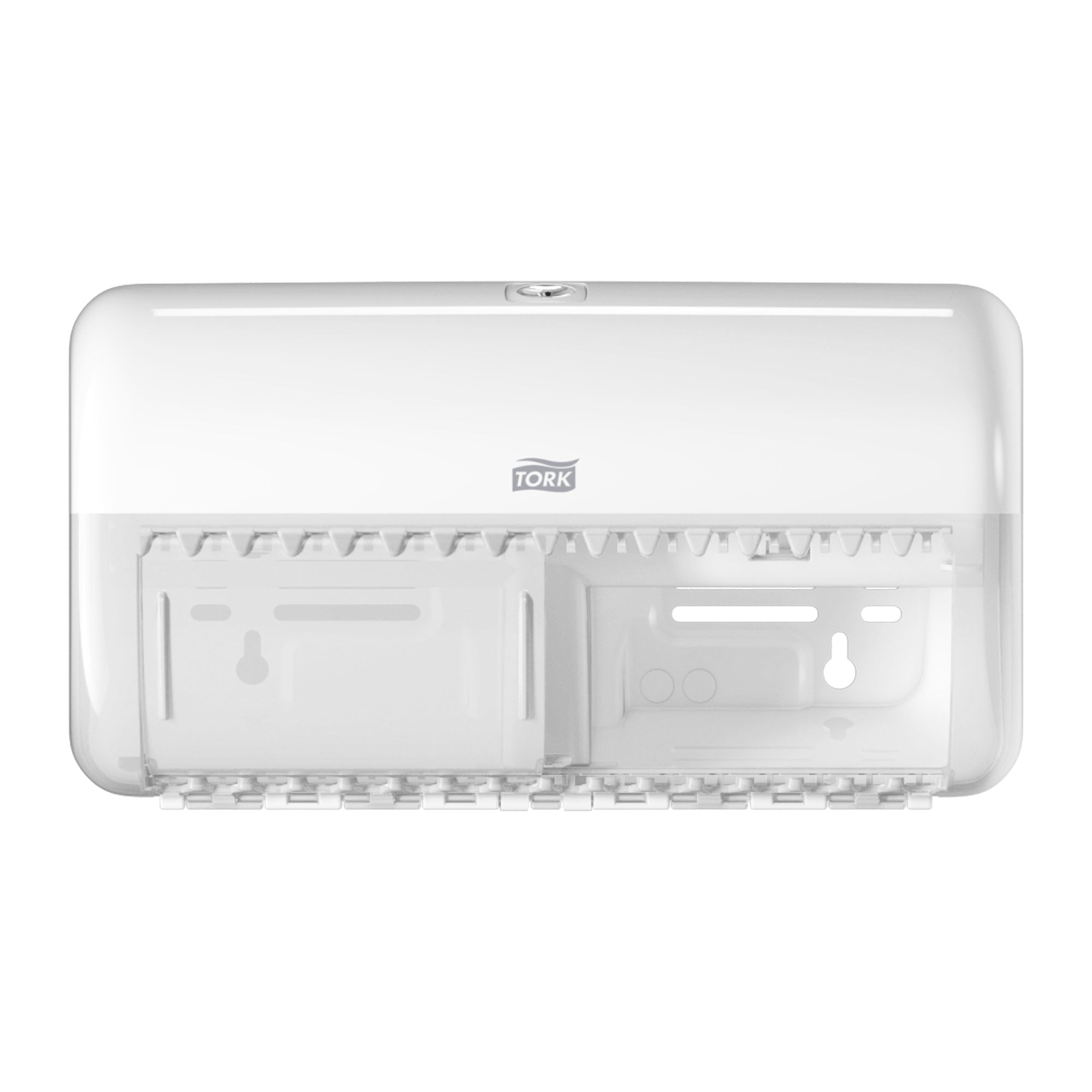 Tork White Plastic Toilet Roll Dispenser, 153 mm x 158 mm x 286mm