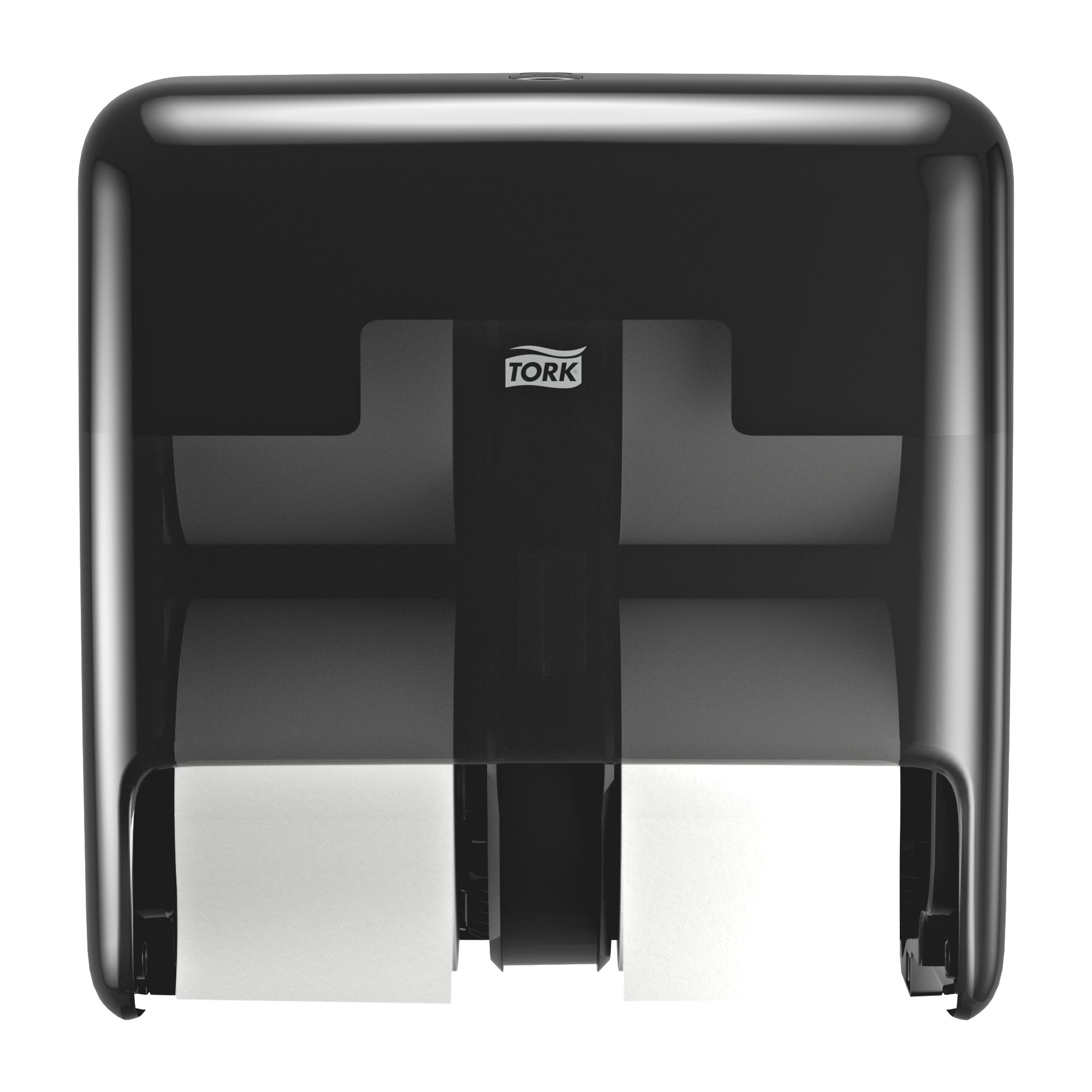 Tork Black ABS Toilet Roll Dispenser, 319 mm x 323 mm x 174mm