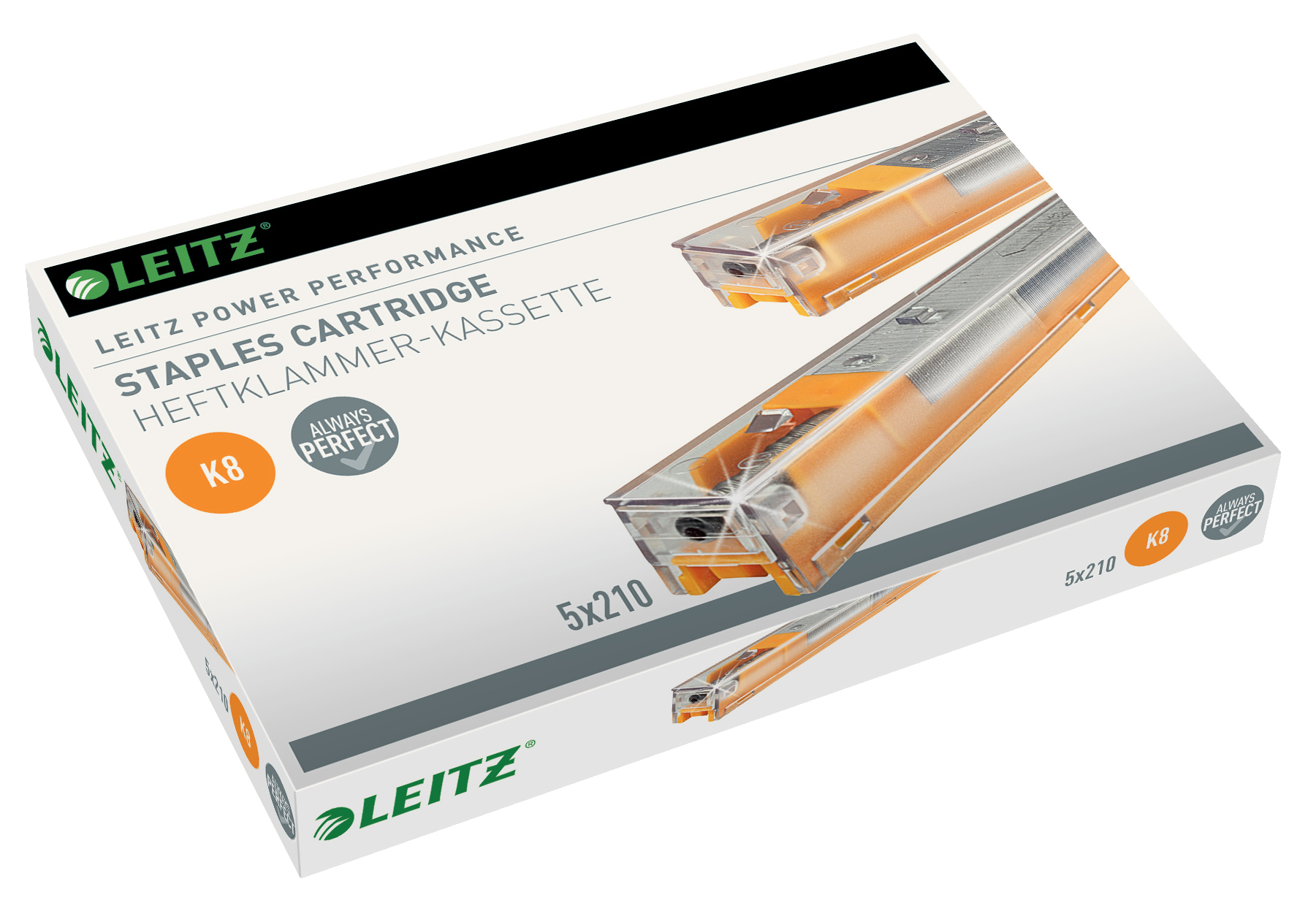 Leitz 55920000 Cartridge Cartridge, 40 Sheet Capacity, 26/8 Staple Size