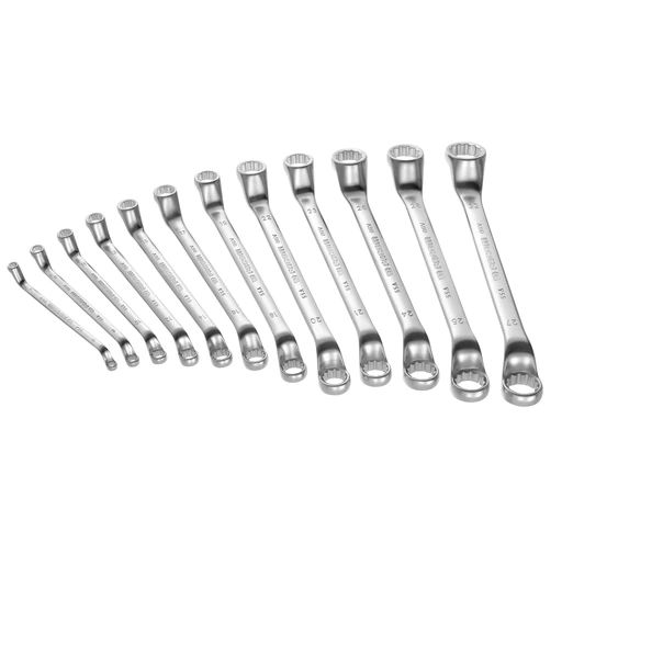 Facom 12-Piece Ring Spanner Set, 6 x 7 to 30 x 32 mm