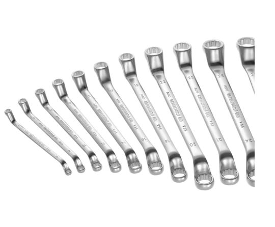 Facom 14-Piece Ring Spanner Set, 6 x 7 to 38 x 42 mm