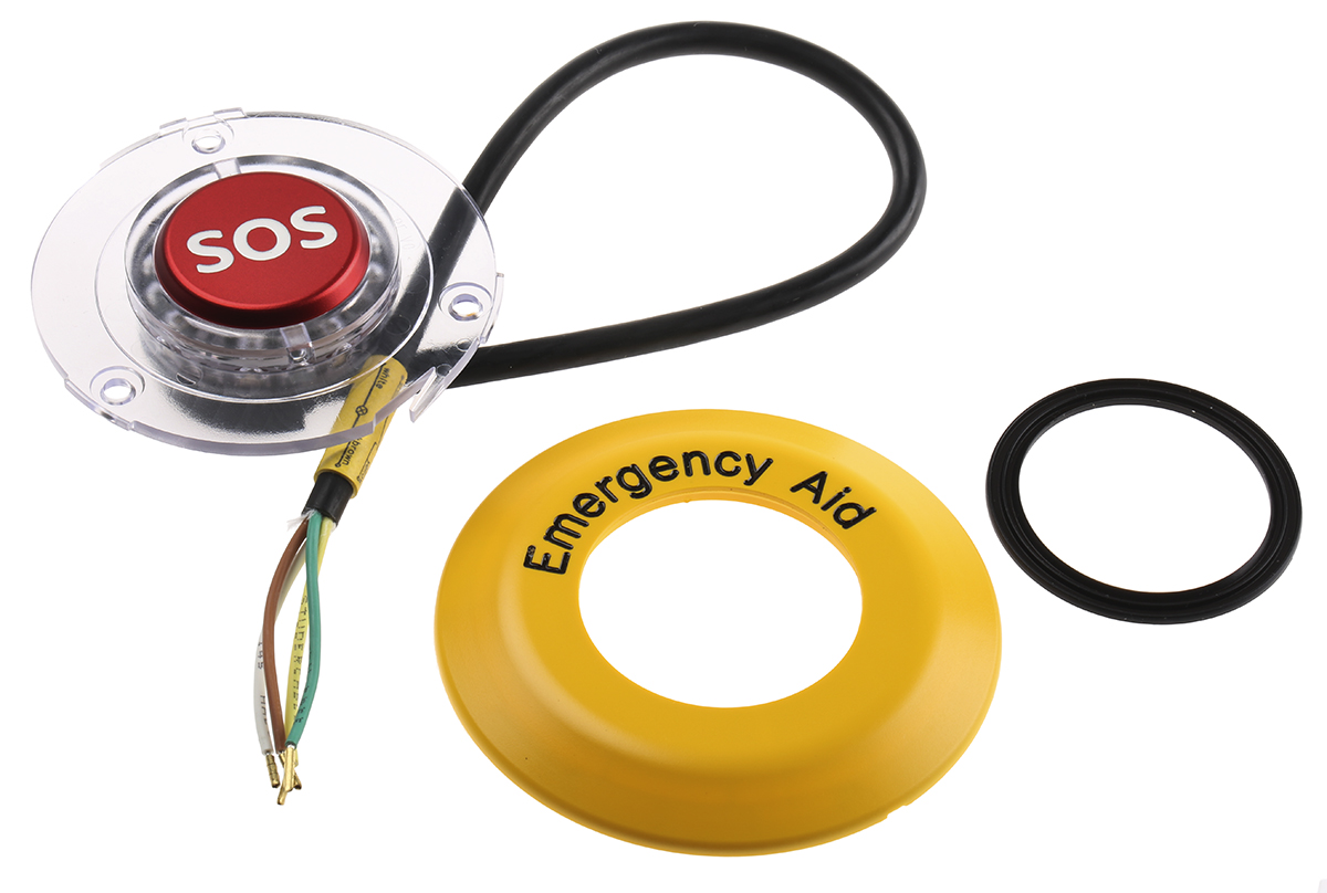 EAO 56 Series Momentary Illuminated Emergency Stop Push Button, Panel Mount, SPST, IP65, IP67