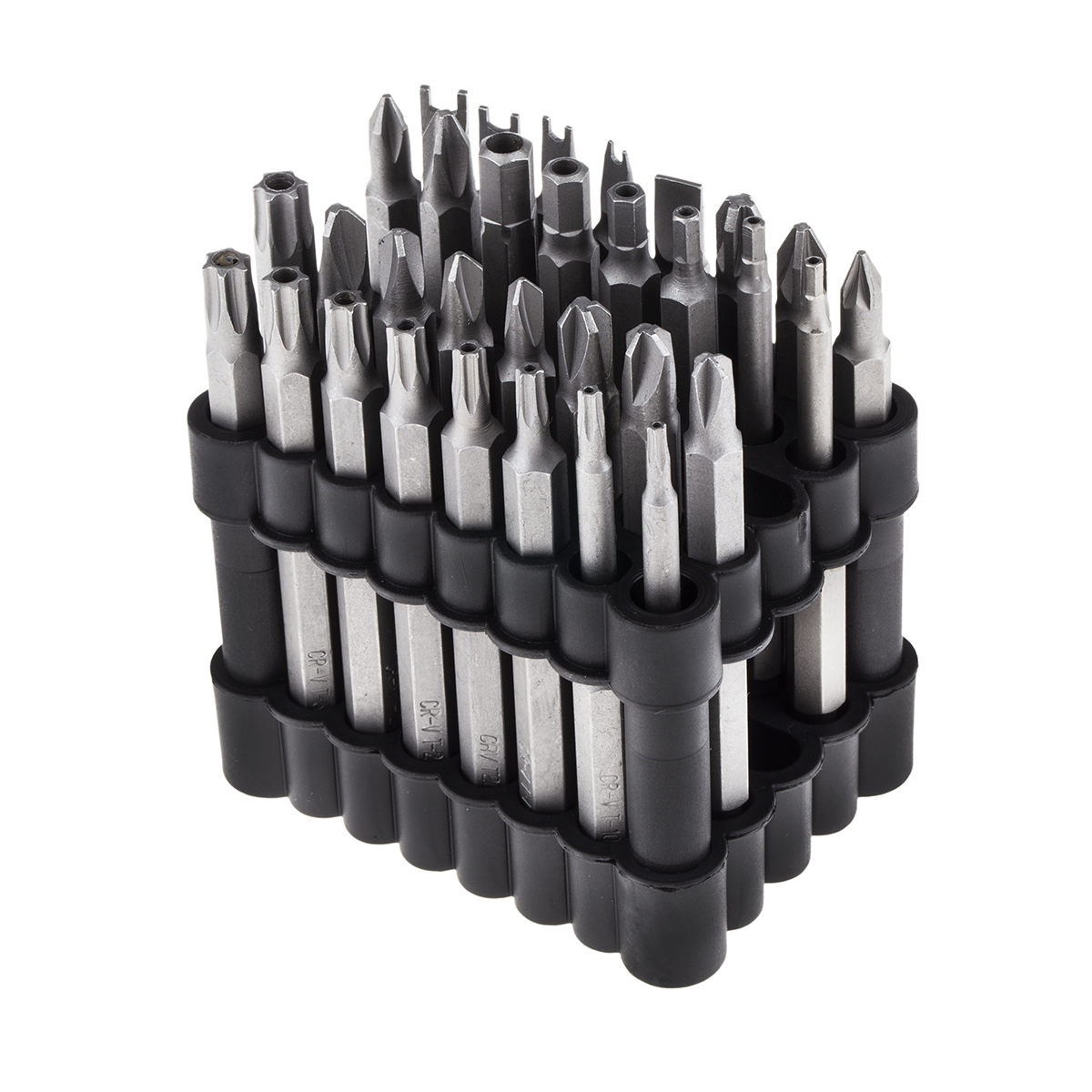 MTI, Hex, Phillips, Pozidriv, Slotted, Torq Set Mplus, Torx, Tri-Wing Driver Bit 32 Pieces