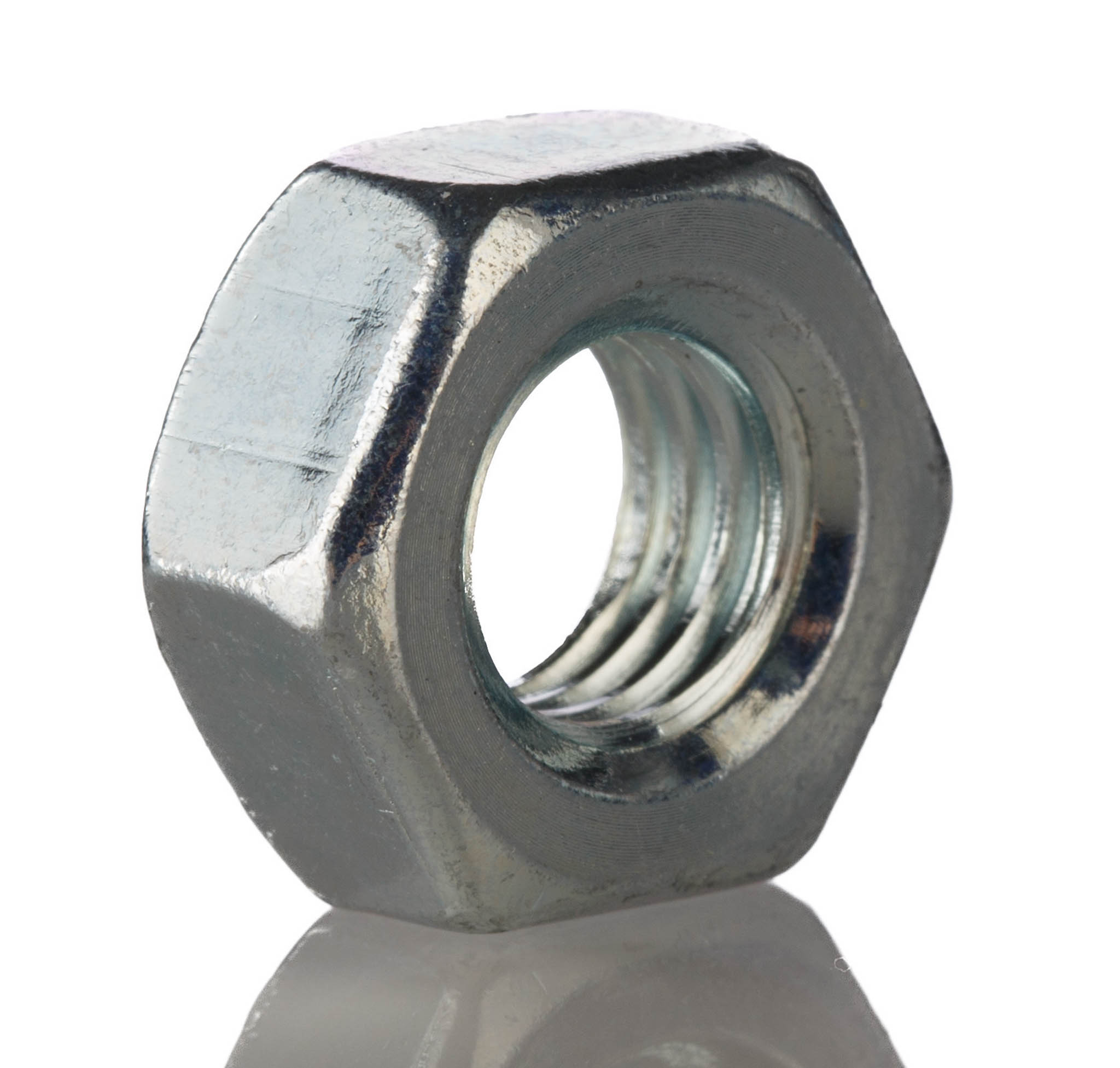 560-293 RS PRO, Zinc Plated Steel Hex Nut M3, DIN 934