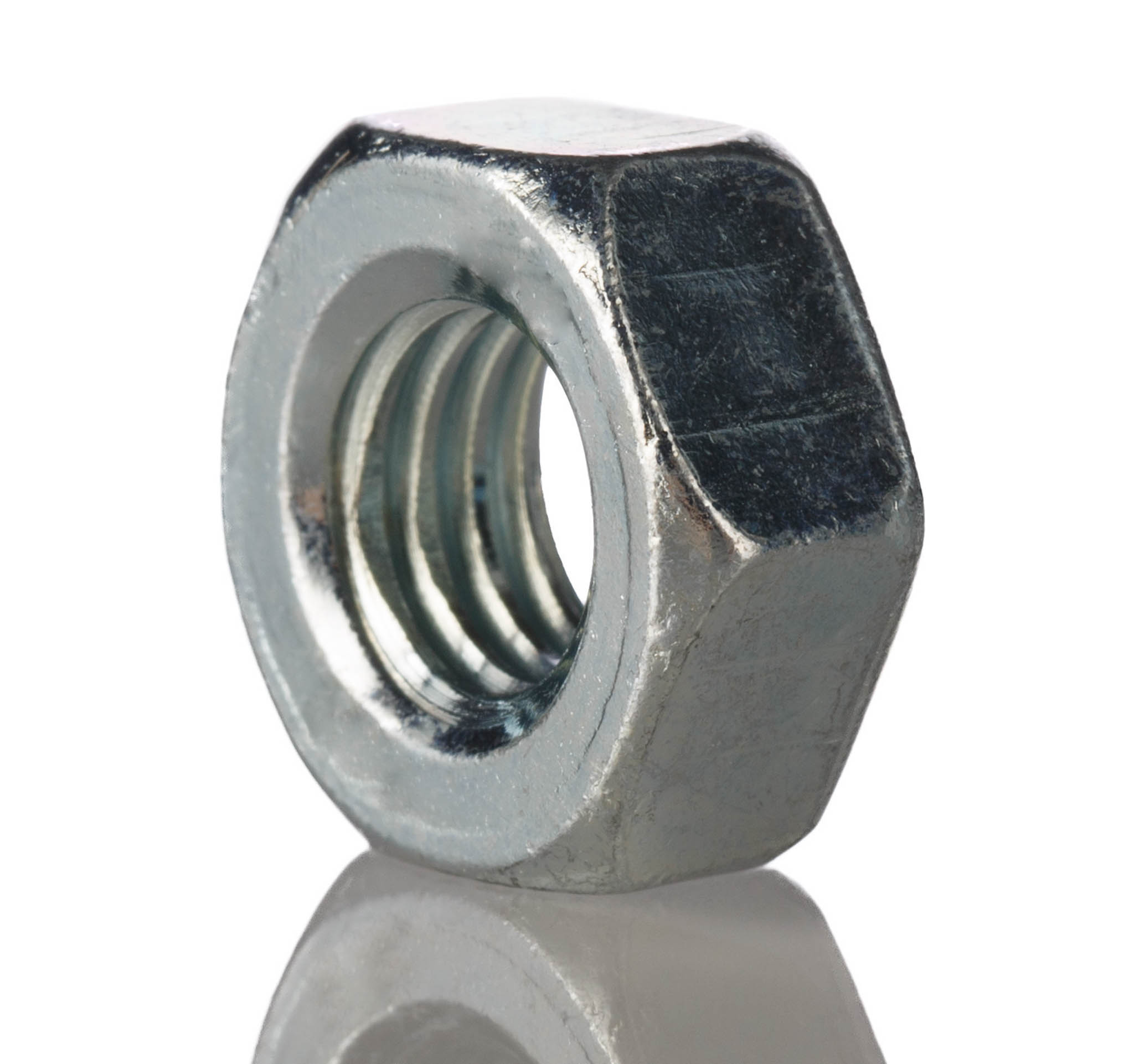 560-293 RS PRO, Zinc Plated Steel Hex Nut M3, DIN 934