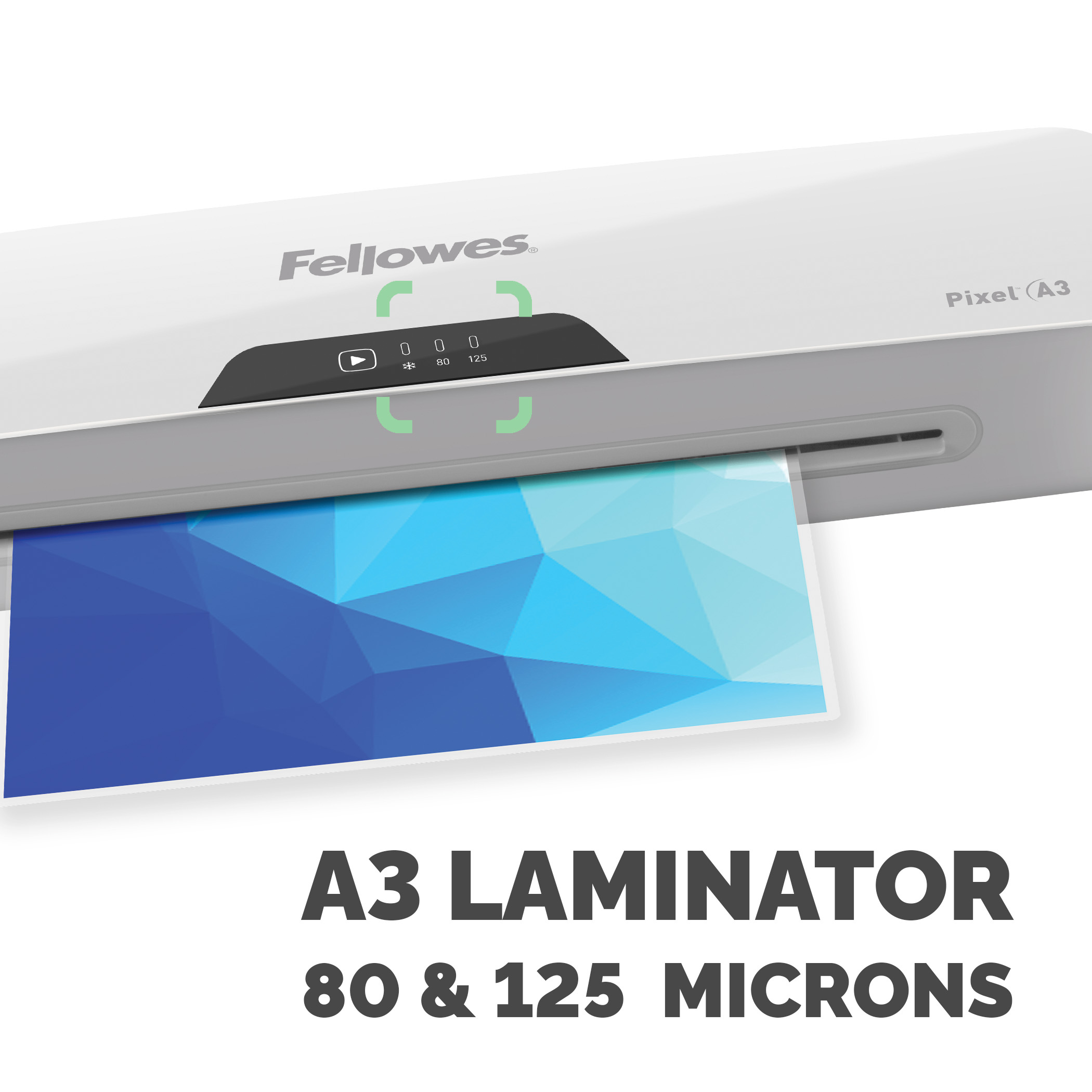 5602401 Fellowes Pixel A3 Hot A3 Laminator White, Grey