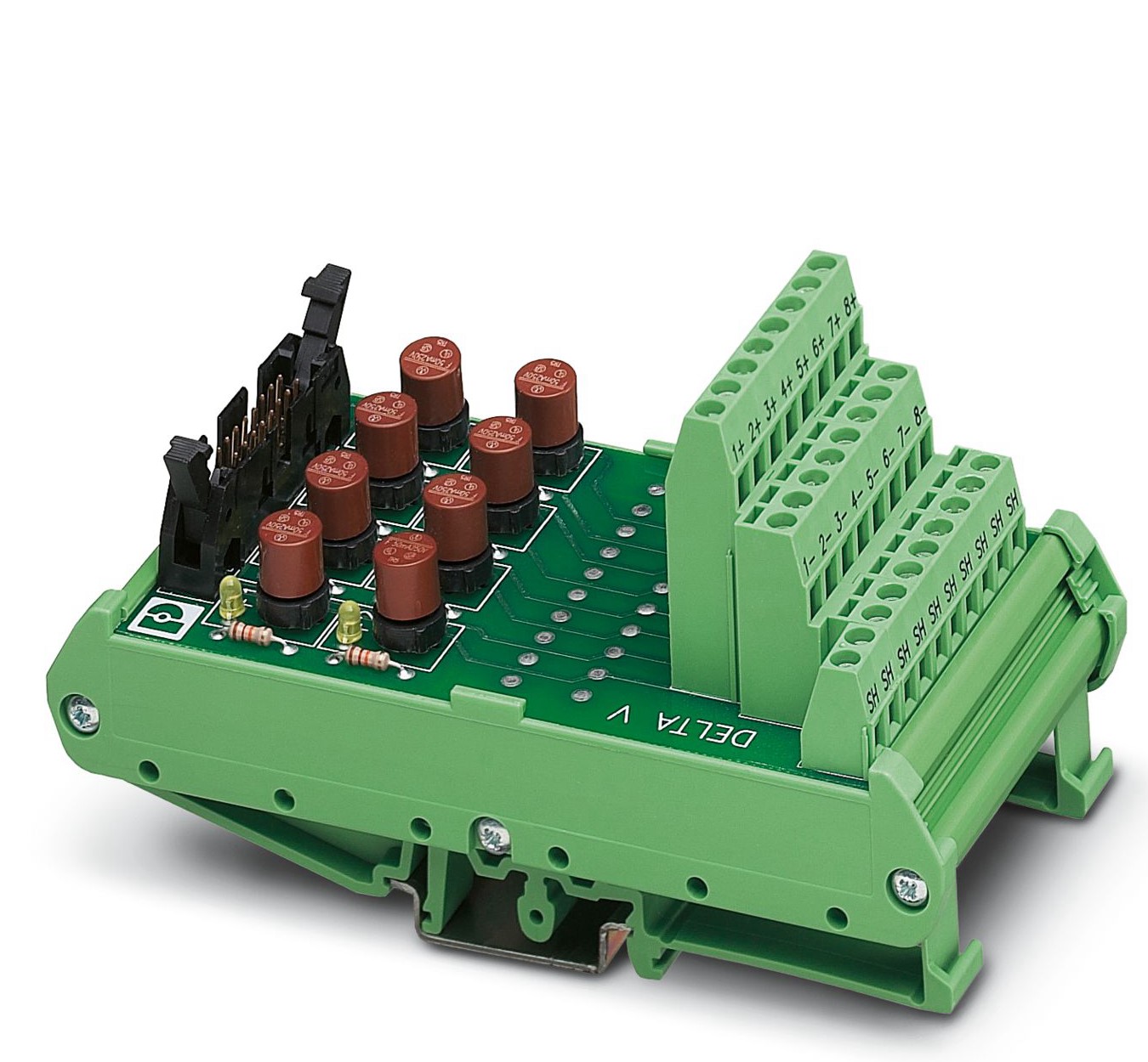 Phoenix Contact VARIOFACE Series 16-Contact Male Interface Module, DIN Rail, 50mA