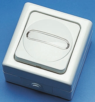 Kopp White Universal Switch, Heating Main Switch, Push Button, Lockable Switch, Control Switch, Venetian Switch, Cross