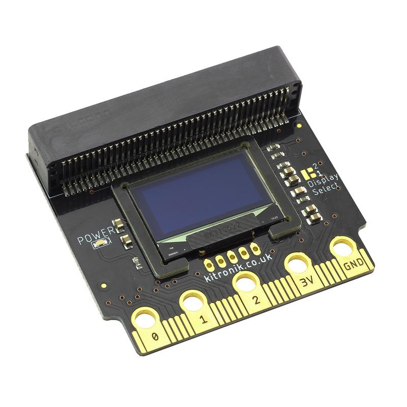 Kitronik 56115 BBC Micro:bit Kitronik VIEW Graphics128 OLED display 128x64 for BBC Micro bit