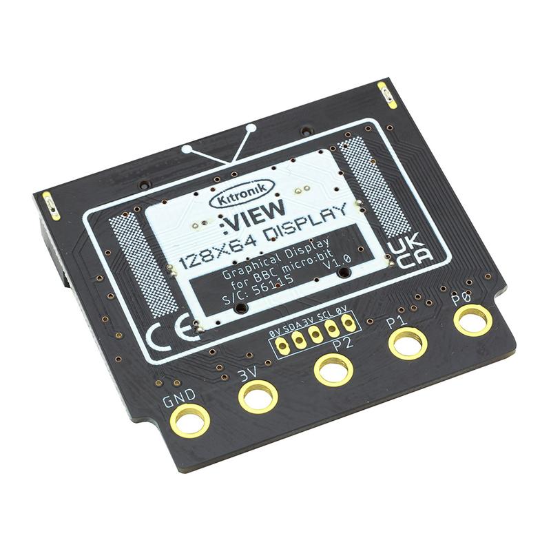 56115 Kitronik  BBC Micro:bit Kitronik VIEW Graphics128 OLED display 128x64 for BBC Micro bit