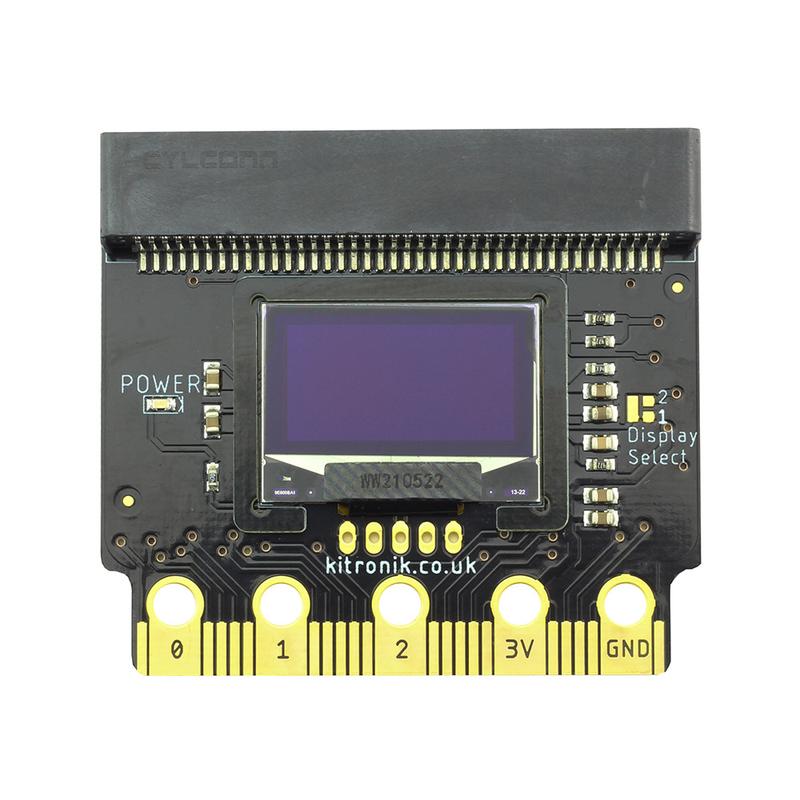 56115 Kitronik  BBC Micro:bit Kitronik VIEW Graphics128 OLED display 128x64 for BBC Micro bit