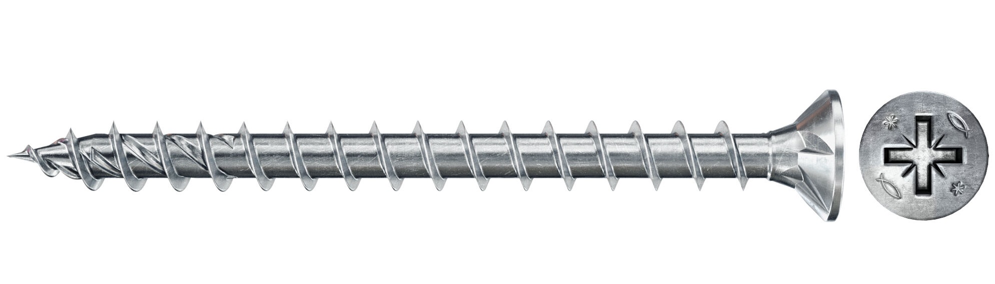 562277 Fischer Fixings Steel 700 Piece Pozidriv Drive Screw Drive Screw Kit