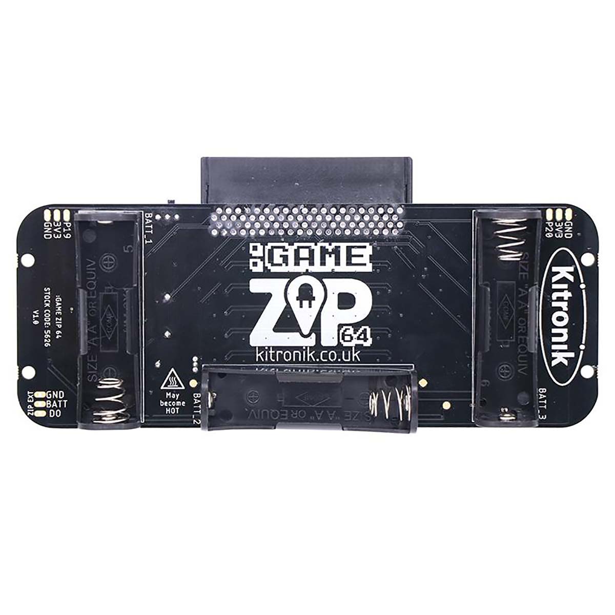 5626 Kitronik  BBC Micro:bit Add-on Kitronik:GAME ZIP 64 for The BBC Micro Bit
