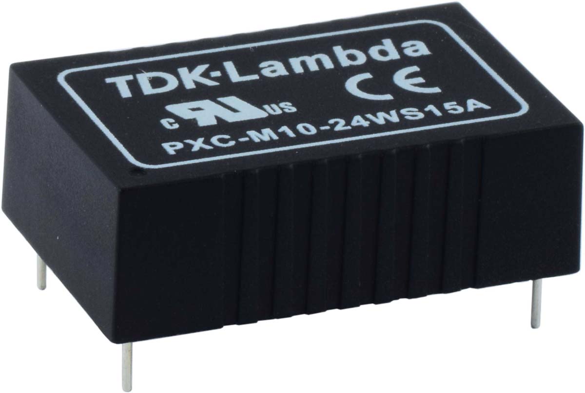 TDK-Lambda PXC-M06W DC-DC Converter, ±15V dc/ ±200mA Output, 18 → 75 V dc Input, 6W, PCB Mount, +88°C Max Temp