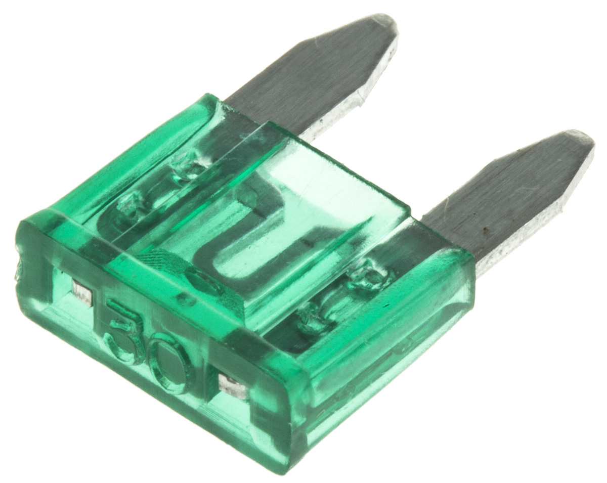 RS PRO 30A Green Car Fuse, 32V dc