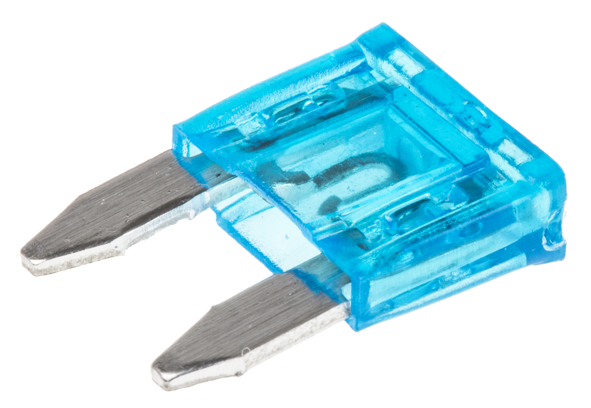 RS PRO 15A Blue Car Fuse, 32V dc