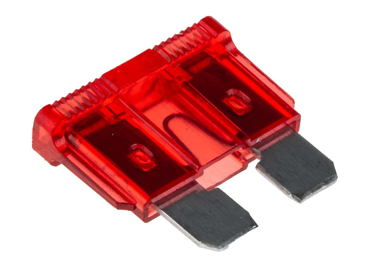 RS PRO 10A Red Car Fuse, 32V dc