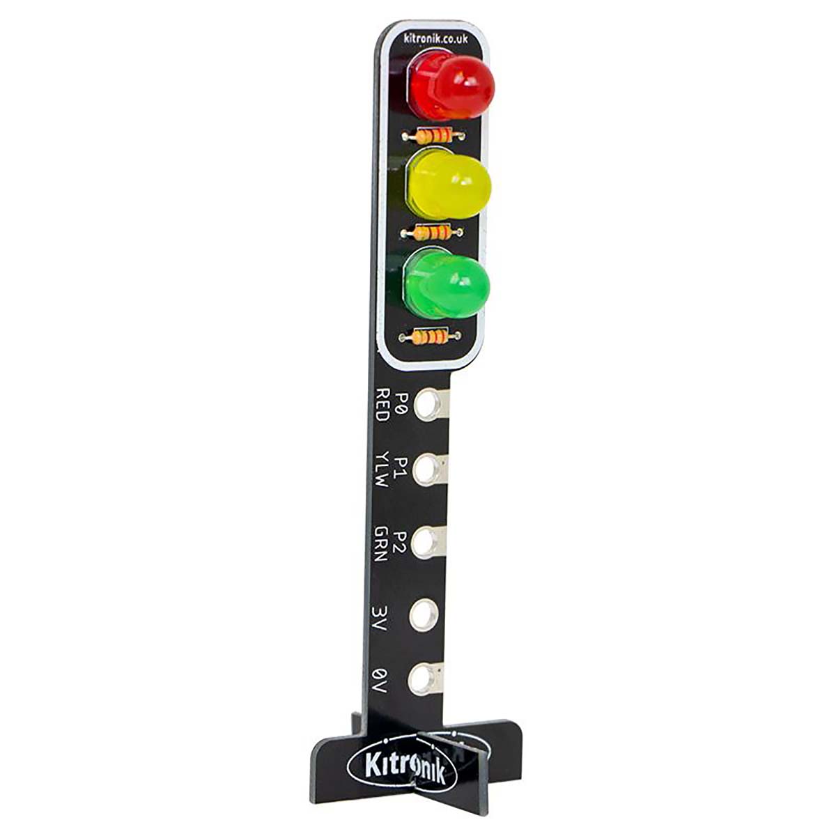 Kitronik 5642 BBC Micro:bit Add-on Kitronik STOP:bit - Traffic Light for BBC Micro Bit