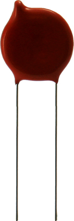 Vishay Single Layer Ceramic Capacitor 47 pF 6kV dc ±20 % R3L (N2200) Dielectric, 564R, Through Hole 105 °C Max Op. Temp.