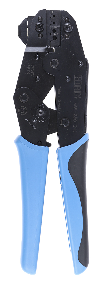 EDAC 560 and 572 Crimp Tool Crimp Tool for 565 Series Connector Contacts, 570 Series Connector Contacts
