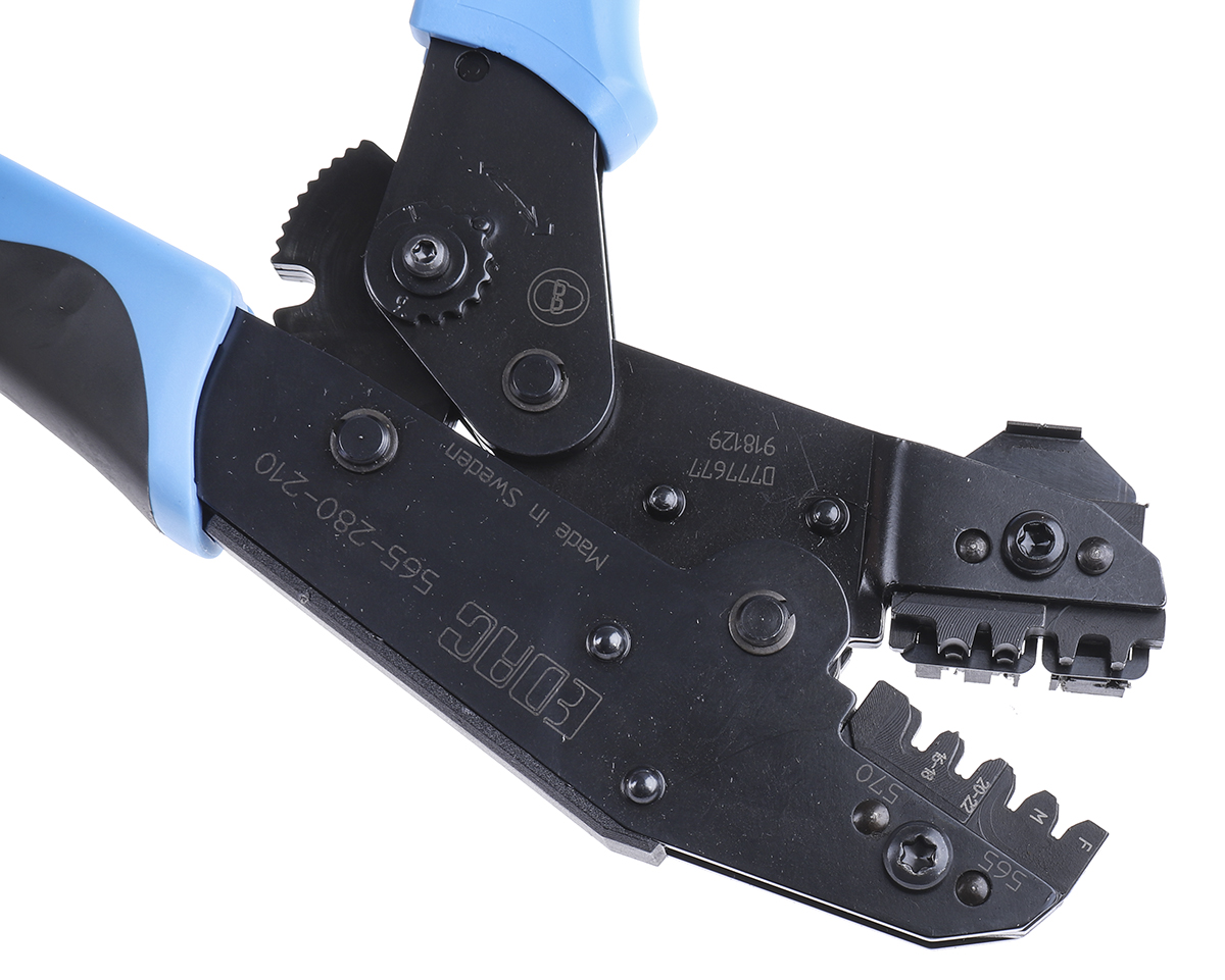565-280-210 EDAC 560 and 572 Crimp Tool Crimp Tool for 565 Series Connector Contacts, 570 Series Connector Contacts