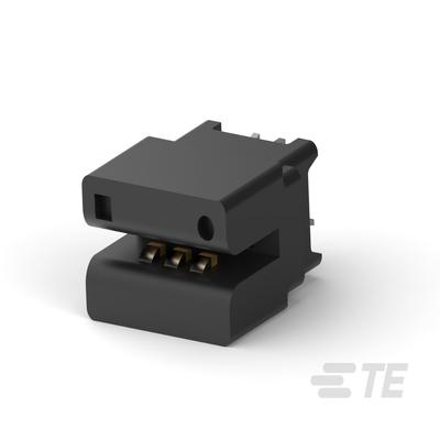 TE Connectivity 56502 Series Straight Receptacle, Board, 6-Contacts, 2.54 mm Pitch, Through Hole