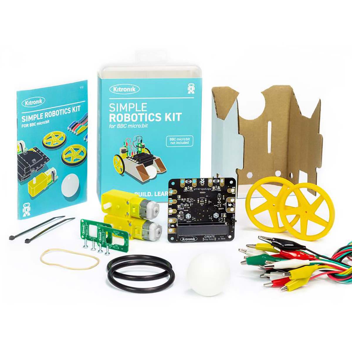 5665 Kitronik  BBC Micro:bit Add-on Kitronik Simple Robotics Kit for The BBC Micro bit-Single Pack